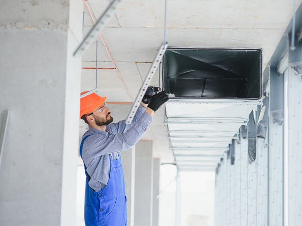 air ducting installation